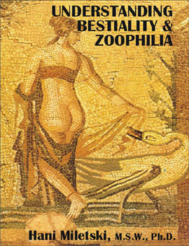 Book cover featuring mosaic art of a woman and a goose